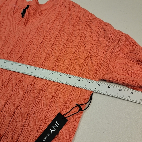 Jones New York Women's V Neck Knit Sweater Size XL - Picture 3 of 7